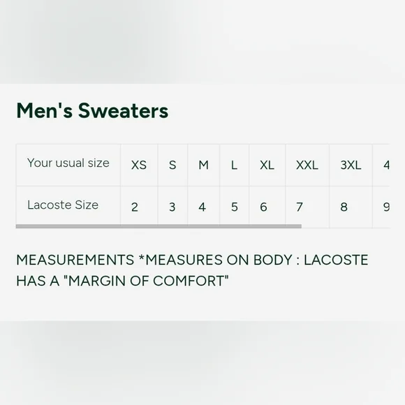 Lacoste Men’s XXL Argyle Crewneck Sweater Black Green Cotton Pullover - Picture 8 of 10